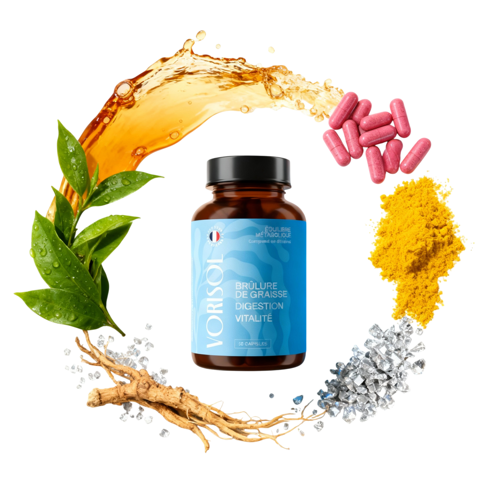 Produit Vorisol avec ingrédients